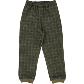 Wheat - Thermo pants Alex olive check