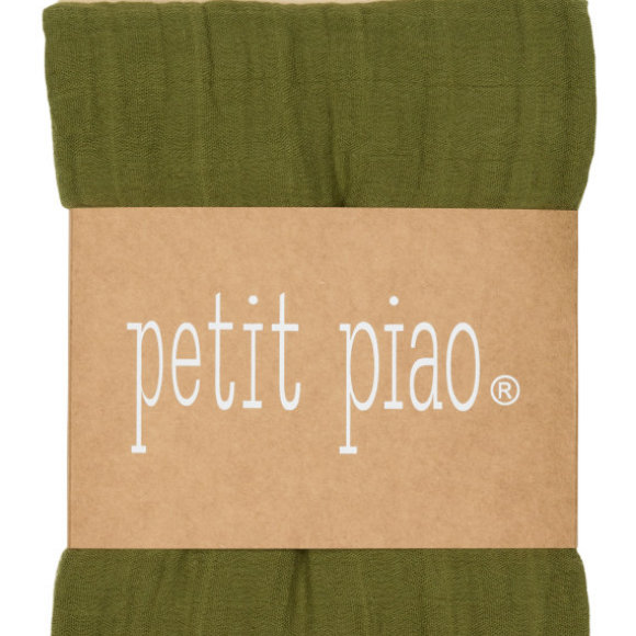 PETIT PIAO - Swaddles leaves/Cream