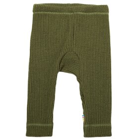 JOHA - Joha uld leggings - grøn merino uld